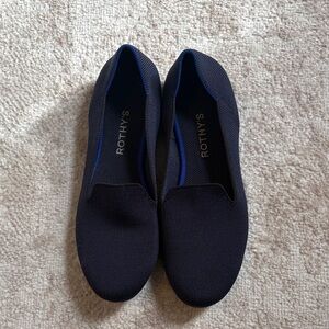 Rothy's Navy Blue Loafers Size 9